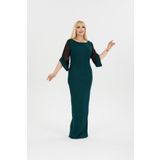 ADASTYLE Kdaın uzun, Maxi elbise, simli, kolu şionlu, özel günler, düğün, nişan şık gece, büyük beden, abiye