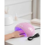 Adat Ultraviyole Işıklı 15 Ledli 45W Oje Kurutucu Makine Pembe - 0 - Siyah