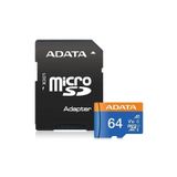 Adata Premier 64 GB AUSDX64GUICL10A1-RA1 100MB/s UHS-I Class10 V10 Micro SD Kart