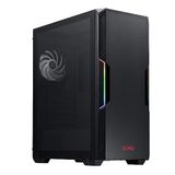 ADATA XPG GÜÇLÜ Orta Boy Bilgisayar Kasası, ATX/Micro ATX, Mini-ITX, Kompakt Boyut, Temperli Cam Yan Panel, I/O USB 3.0 Bağlantı Noktası, Siyah
