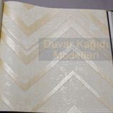 Adawall 1207-3 Octagon Krem 106x10 Duvar Kağıdı