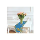 Adawall 140x45 cm Blue Lemon Runner Masa Örtüsü