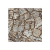 Adawall 23114-2 Roka Serisi Kahverengi Modern Taş Desen Duvar Kağıdı