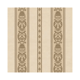 Adawall 6803-3 Rumi Koyu Bej Damask Desen Çizgili Duvar Kağıdı