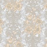 Adawall 7805-5 /Seven /Serisi Çiçek Detaylı Rokoko Damask Deseni Duvar Kağıdı
