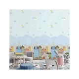 Adawall 8903-1 Ada Kids Gri Ev Desenli Duvar Kağıdı