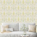 Adawall 9901-4 Tropicano Gri Damask Desen Duvar Kağıdı
