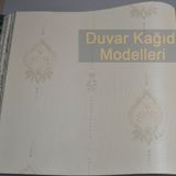 Adawall 9902-2 Tropicano Bej Damask Desen Modern Duvar Kağıdı
