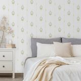 Adawall 9902-4 Tropicano Gri 110x110 Damask Desen Modern Duvar Kağıdı