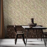 Adawall 9903-3 Tropicano Gri Simli Vintage Duvar Kağıdı