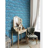 Adawall 9913-3 Tropicano Mavi Kuş Tüyü Desen Duvar Kağıdı