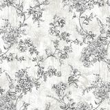 Adawall 9914-1 Tropicano Beyaz Çiçek Desenli Duvar Kağıdı
