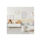 Adawall Adakids 8902 Gökyüzünde Bulutlar Ve Gökkuşağı Desenli Duvar Kağıdı 10,6M2, 8902-1 Açık Mavi, 100 X 200