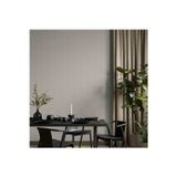 Adawall Altıgen Geometrik Desen Duvar Kağıdı | OMEGA 23208-3, Gri, Krem, Elyaf Taban (Non-Woven) - 16.5 m²
