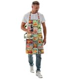 Adawall AP106 Junk Food Tasarımlı Mutfak Önlüğü