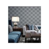 Adawall Basit Dalgalar Süsleme İle Duvar Kağıdı | SEVEN 7811-3, Koyu, Gri, Elyaf Taban (Non-Woven) - 16.5 m²