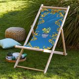 Adawall Blue Lemon Katlanabilir Şezlong