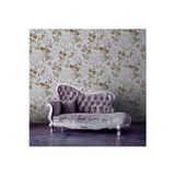 Adawall Çiçek Açan Güller İle Çiçek Damask İle Duvar Kağıdı | SEVEN 7803-3, Açık, Mor, Elyaf Taban (Non-Woven) - 16.5 m²