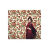 Adawall Çiçek açan güller ve çiçek desenli duvar kağıdı | EPHES 5806-5, Bakır, Turuncu, Kırmızı, Elyaf Taban (Non-Woven) - 10.6 m²