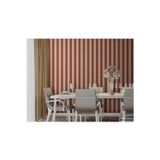 Adawall Çizgili Duvar Kağıdı | ALFA 3704-9, Kırmızı, Kağıt Taban - 16.5 m²