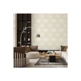 Adawall Çizgili Düz Duvar Kağıdı | OCTAGON 1213-1, Beyaz, Elyaf Taban (Non-Woven) - 10.6 m²