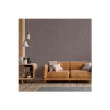 Adawall Çizgili Geometrik Desen Duvar Kağıdı | OMEGA 23205-5, Kahverengi, Elyaf Taban (Non-Woven) - 16.5 m²