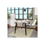 Adawall Colorful Leaves Runner (Renkli Yapraklar), 140x45cm (İnce Keten, Uluslararası Yıkama Ve Solmama Sertifikası)