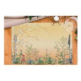 Adawall Colorful Mini Flowers Kumaş Amerikan Servis 4'lü Set 35x50cm