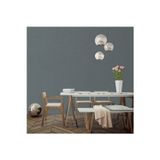 Adawall Doğal Kumaş Dokulu Duvar Kağıdı | ALFA 3707-7, Mavi, Gri, Kağıt Taban - 16.5 m²