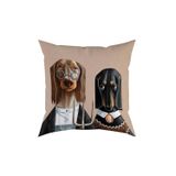 Adawall Dogs Kadife Yastık (Dolgusu Boncuk Elyaf, Uluslararası Yıkama Ve Solmama Sertifikası - Köpek Figürlü Yastık)