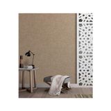Adawall Düz Keten Tekstil Dokulu Duvar Kağıdı | SEVEN 7816-10, Kahverengi, Elyaf Taban (Non-Woven) - 16.5 m²