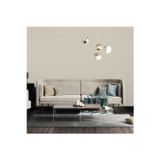 Adawall Geometrik Desen Duvar Kağıdı | BETA 1107-2, Bej, Kahverengi, Elyaf Taban (Non-Woven) - 16.5 m²