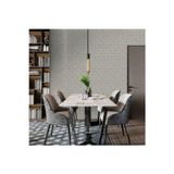 Adawall Geometrik Desen Duvar Kağıdı | OMEGA 23201-4, Gri, Elyaf Taban (Non-Woven) - 16.5 m²