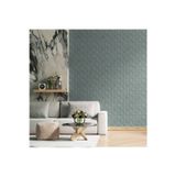 Adawall Geometrik Desen Duvar Kağıdı | OMEGA 23201-6, Yeşil, Elyaf Taban (Non-Woven) - 16.5 m²