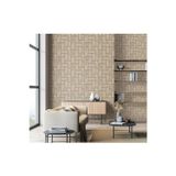 Adawall Geometrik Desen Duvar Kağıdı | ROKA 23108-2, Krem, Elyaf Taban (Non-Woven) - 16.5 m²