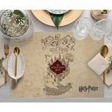 Adawall Home Harry Potter Marauders Map Kumaş Amerikan Servis 4'lü Set 35 x 50 cm - Krem