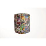 Adawall Home Justice League Puf - Tek Ebat - Renkli