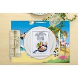 Adawall Home Looney Tunes Team Kumaş Amerikan Servis 4'lü Set 35 x 50 cm - Renkli