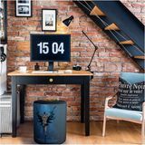 Adawall Home Navy Blue Batman Puf - Tek Ebat - Lacivert