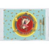 Adawall Home Tazmania Monster Kumaş Amerikan Servis 4'lü Set 35 x 50 cm - Renkli