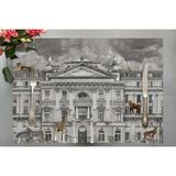 Adawall Home Zoo Design Kumaş Amerikan Servis 4'lü Set 35X50CM - 30 x 50 cm - Renkli