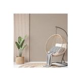 Adawall Kaba Doğal Keten Kumaş Desenli Duvar Kağıdı | ALFA 3719-3, Bej, Kağıt Taban - 16.5 m²