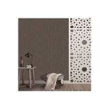 Adawall Keten Tekstil İnce Doku Desen Duvar Kağıdı | ALFA 3700-6, Kahverengi, Kağıt Taban - 16.5 m²