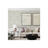 Adawall Klasik Damask Desen Duvar Kağıdı | ROCOCO 1407-1/15, Çok renkli, Gri, Krem, Elyaf Taban (Non-Woven) - 16.5 m²