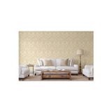 Adawall Klasik Damask Desenli Duvar Kağıdı | EPHES 1002-5, Altın, Elyaf Taban (Non-Woven) - 10.6 m²