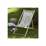 Adawall Mini Colorful Flowers Katlanır Şezlong (Kullanılan ahşap, fırınlanmış gürgen ağacıdır. Kumaşı süettir)
