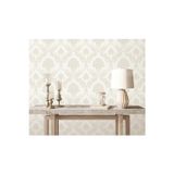 Adawall Modern Damask Desen Duvar Kağıdı | HUE 24206-2, Krem, Elyaf Taban (Non-Woven) - 16.5 m²