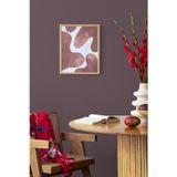 Adawall Modern Düz Desen Duvar Kağıdı | HUE 24204-8, Koyu Pembe, Elyaf Taban (Non-Woven) - 16.5 m²