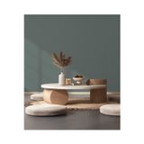 Adawall Modern Düz Desen Duvar Kağıdı | HUE 24205-11, Yeşil, Elyaf Taban (Non-Woven) - 16.5 m²