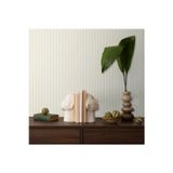 Adawall Modern Geometrik Desen Duvar Kağıdı | OMEGA 23206-1, Beyaz, Elyaf Taban (Non-Woven) - 16.5 m²